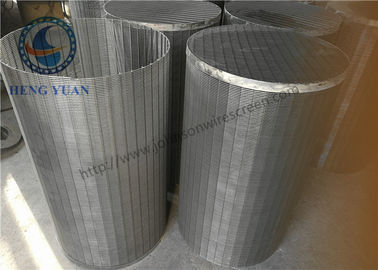 Un'acqua freatica di 304 ss Johnson Wedge Wire Screen scaturisce forma di v per il filtro a tamburo