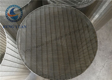 Forma del foro della scanalatura di acciaio inossidabile Johnson Water Filter Screen Pipe
