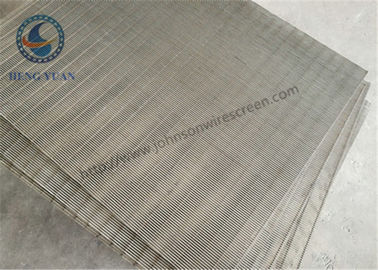 Gli ss 205/304/316/incuneano il setaccio del filtrante di Mesh For del cavo che scherma la dimensione della scanalatura di 0.5mm
