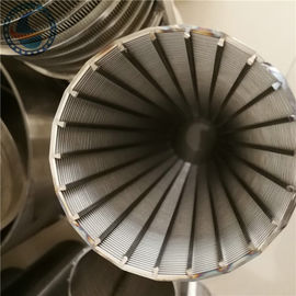 Scanalatura a forma di V Johnson Screen Pipe For Screening del cavo 0.75mm