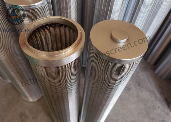 Il collettore della resina ha avvolto Johnson Wire Screen Tube Stainless 316l d'acciaio per il filtro dalla resina