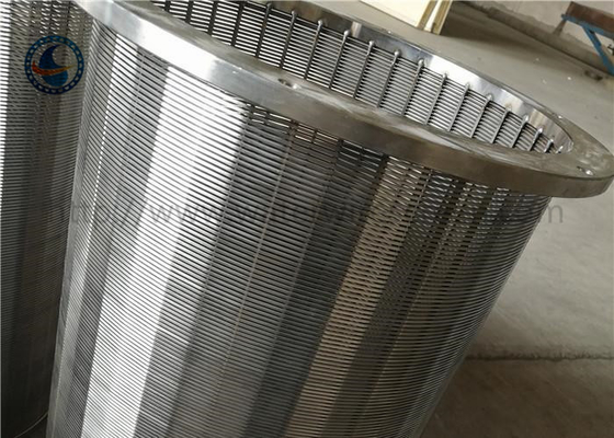 Il filtro Johnson Wedge Wire Screens Foti dal cilindro scanala 0,5 millimetri di acciaio inossidabile