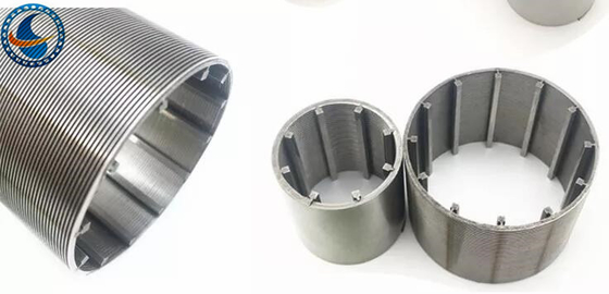 Filtro da cuneo di profilo degli ss 316l Johnson Vee Wire Screen Slot 20um